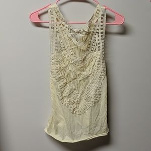 Cream tank top